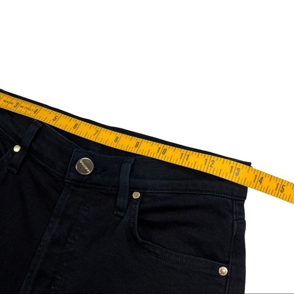 GOLDSIGN The High Rise Slim Jean in Slater Black W3343-672 Size 26 - Picture 10 of 12